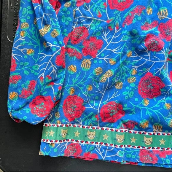 Matilda Jane Make Believe I Believe Tunic Long Sleeve Boho Blue Girls Size 10 - Picture 4 of 10